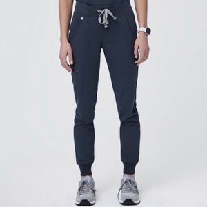 FIGS Zamora scrub pants, dark harbor - small